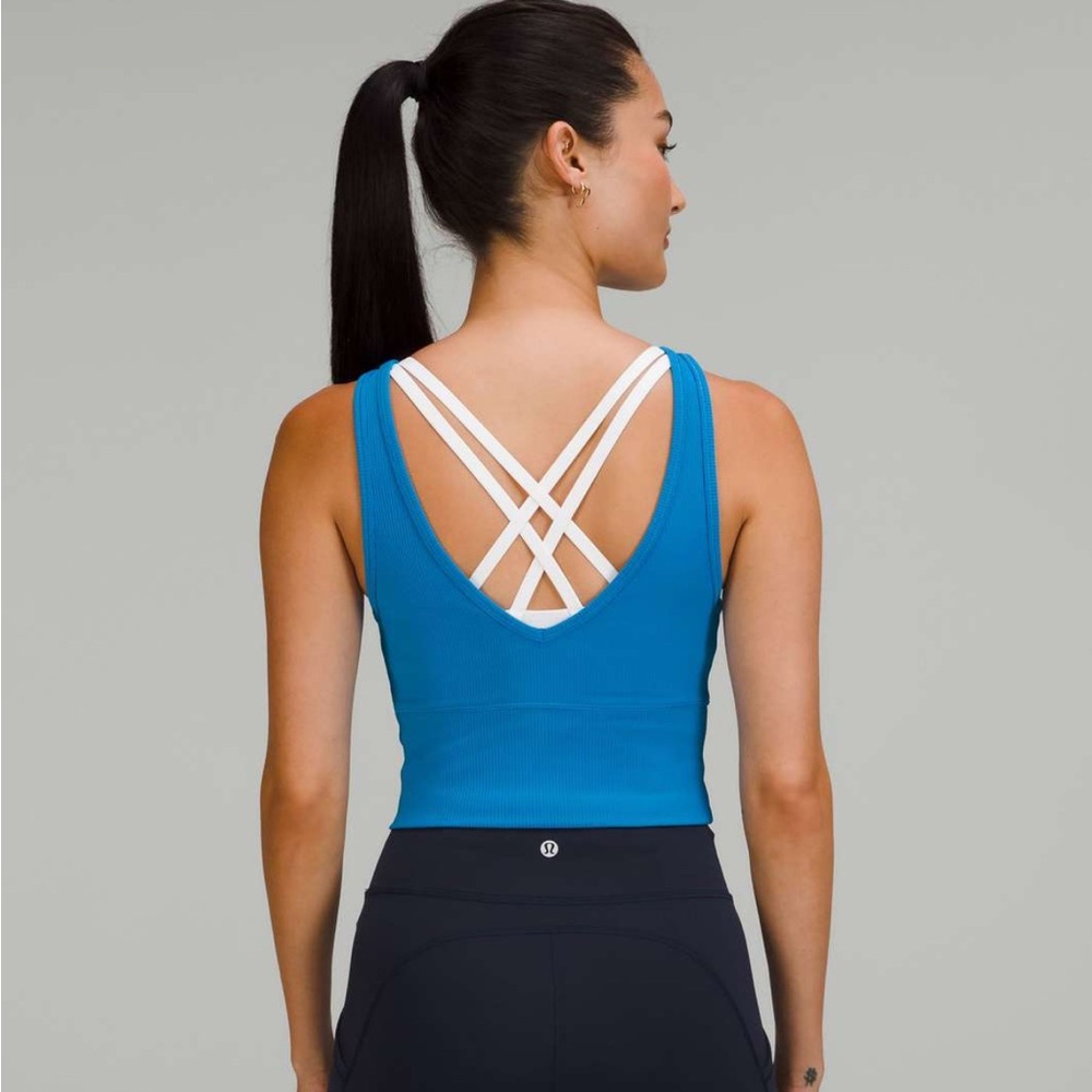 Lululemon Power Pivot Tank Royal Blue